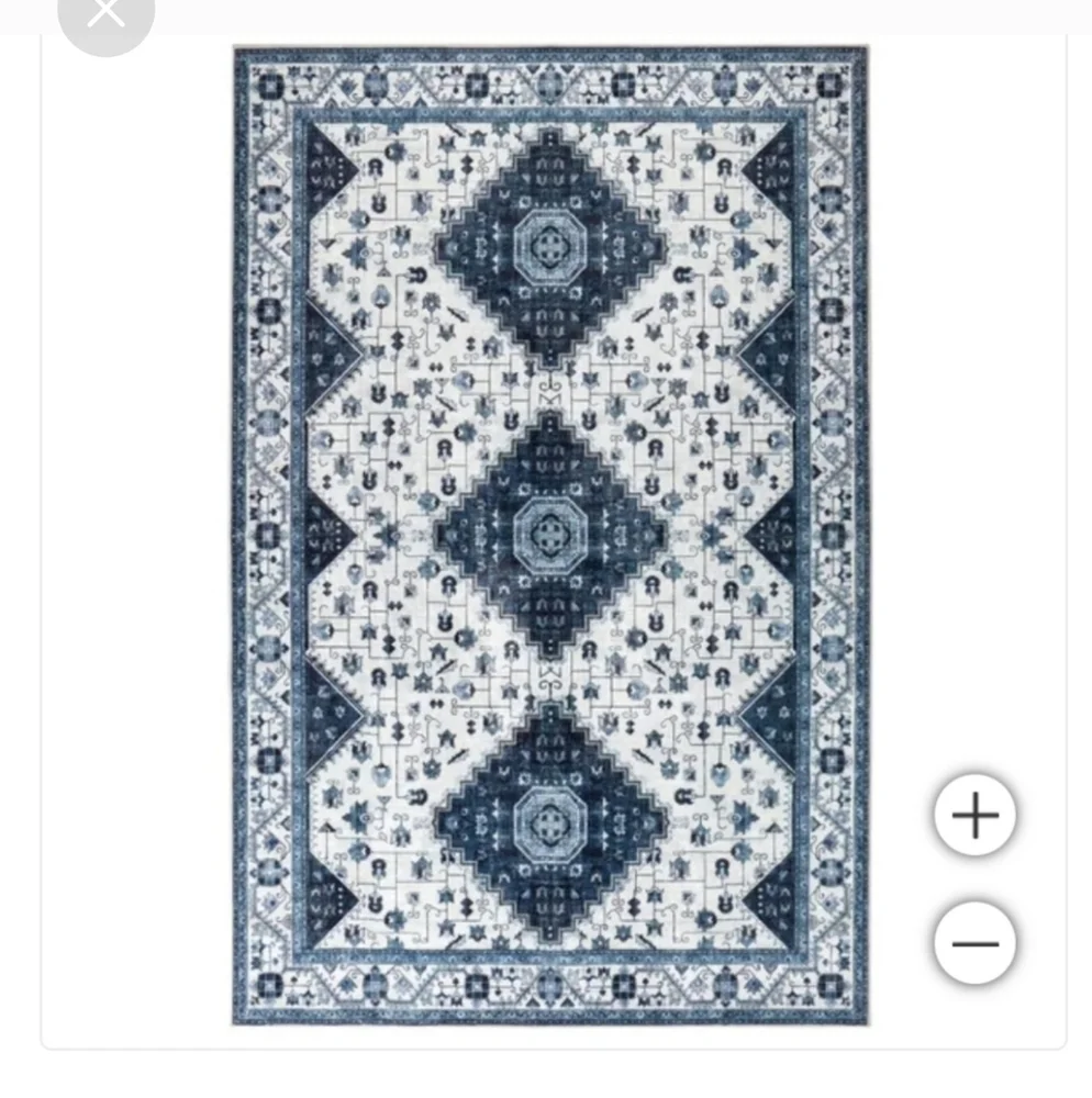5'3” x 7'5”/ Wyatt & Ash Washable Indoor Area Rug, Cyrus , New
